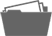 Gray shopping basket icon